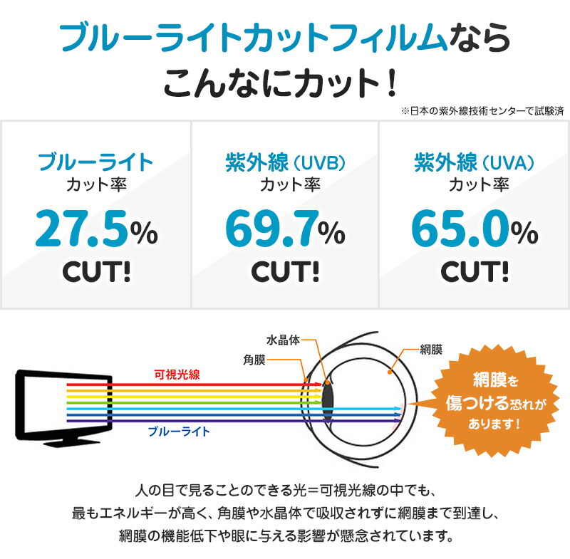 独特の素材 ブルーライトカット PCモニター用保護フィルム 24インチ 24型 ABL24 apartmanilola.rs