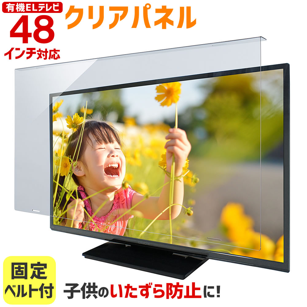 楽天市場】液晶テレビ保護パネル 40インチ 40型 クリアパネル 固定