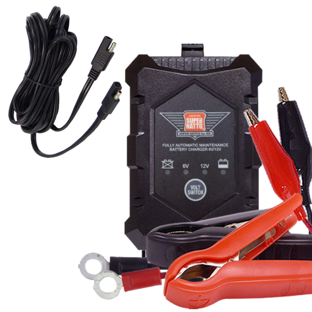 ハーレー専用 6V/12V バイクバッテリー充電器|楽しいお買い物館