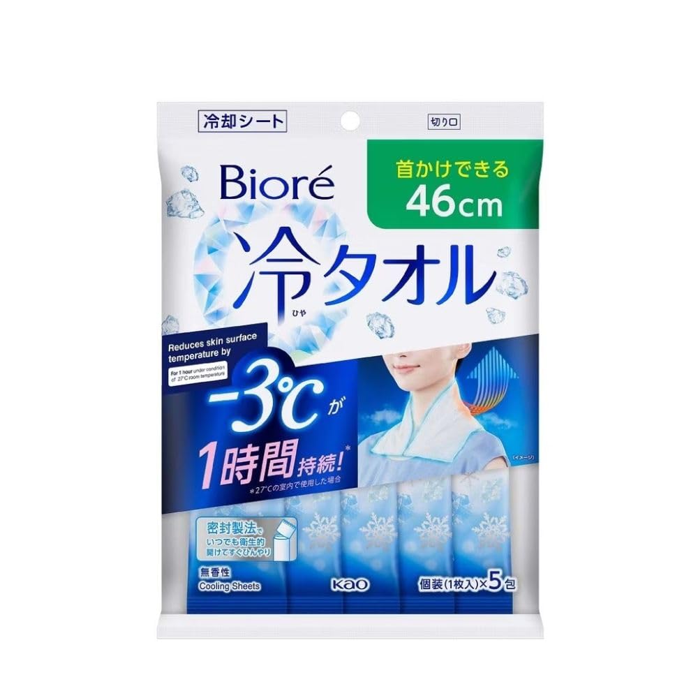 冷西洋手ぬぐい 無香性 5枚