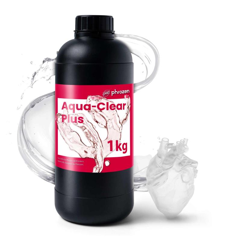 phrozen 光形成 3D印刷機用 UVレジン 光固くなる脂- Aqua LCD/SLA 3D印刷工向け 高的確さ 低締め付ける 固くなるとんとん拍子 低臭い 黄変しにくい DIY 図形 佩び物 お手々お手伝いさん (1000g)