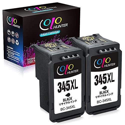 【Colohunter】Canon(キャノン)用BC-345XLブラック 345XL *2個 大容量 残量表示付 再生インクカートリッジ【対応機種】PIXUS TS3330 TS3130S TS3130 TS203 TR4530 TS303 TS3300