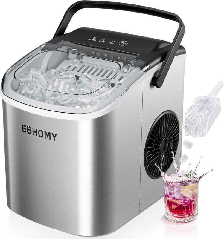 製氷機 家庭用 ハンドル付き EUHOMY