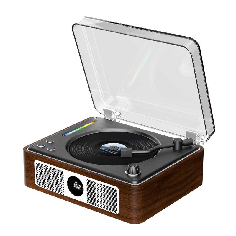 楽天市場】THINKYA CDプレーヤー Bluetooth受信/送信 、木製