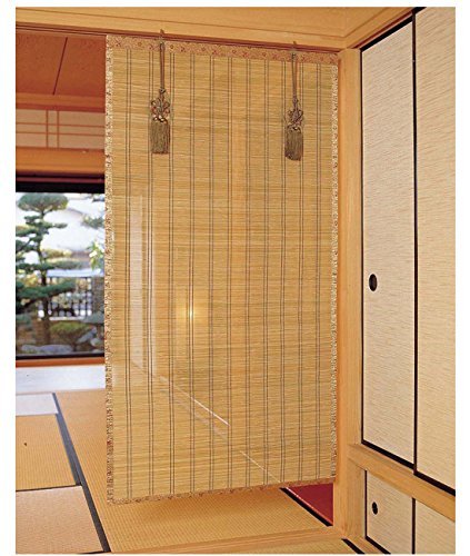 竹皮ヒゴお座敷すだれ 約幅65&times;長さ172cm SUT865S｜楽しいお買い物館