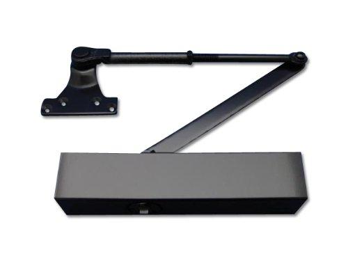 日本ドアーチェック製造 ニュースター パラレル型 ドアクローザ ストップ付 ブラック PS-7002 1個