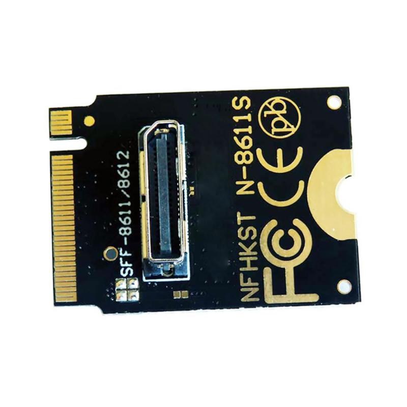 CABLECC PCI-E 3.0 M.2 MKEY TO OCULINK SFF-8612 SFF-8611 PCIE NVME SSD 2260およびU.2 SFF-8639有線テレビ用の進行掛りアダプタ