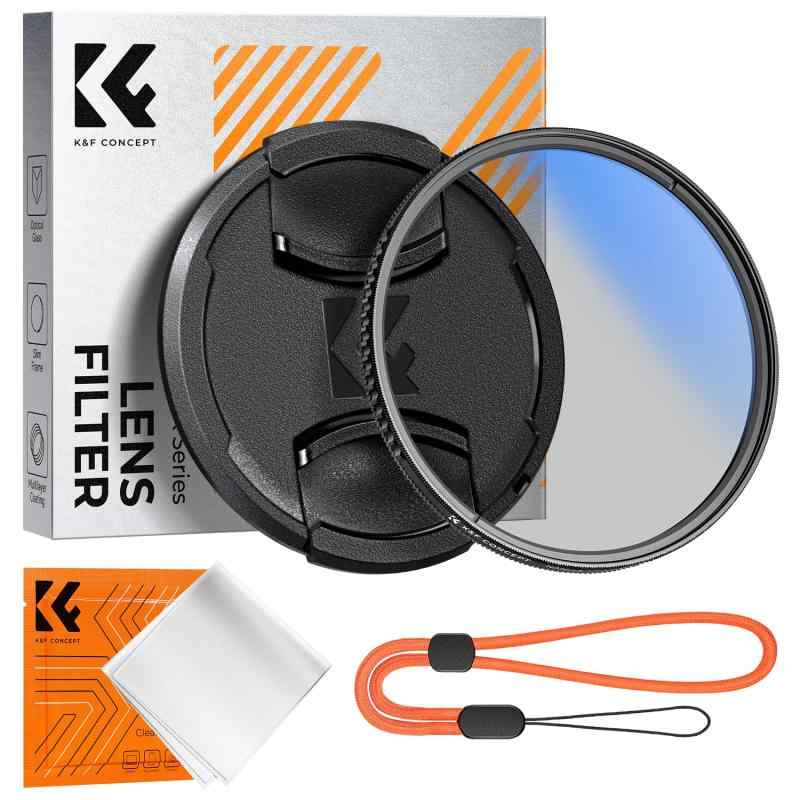 K&F Concept CPLフィルター+レンズキャップ+クロス