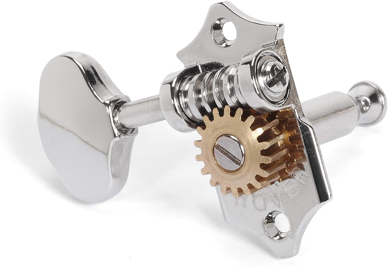 Grover V97-18N Sta-Tite Tuners, 18:1 Gear Ratio, 3-Per-Side, Vertical, Nickel|楽しいお買い物館