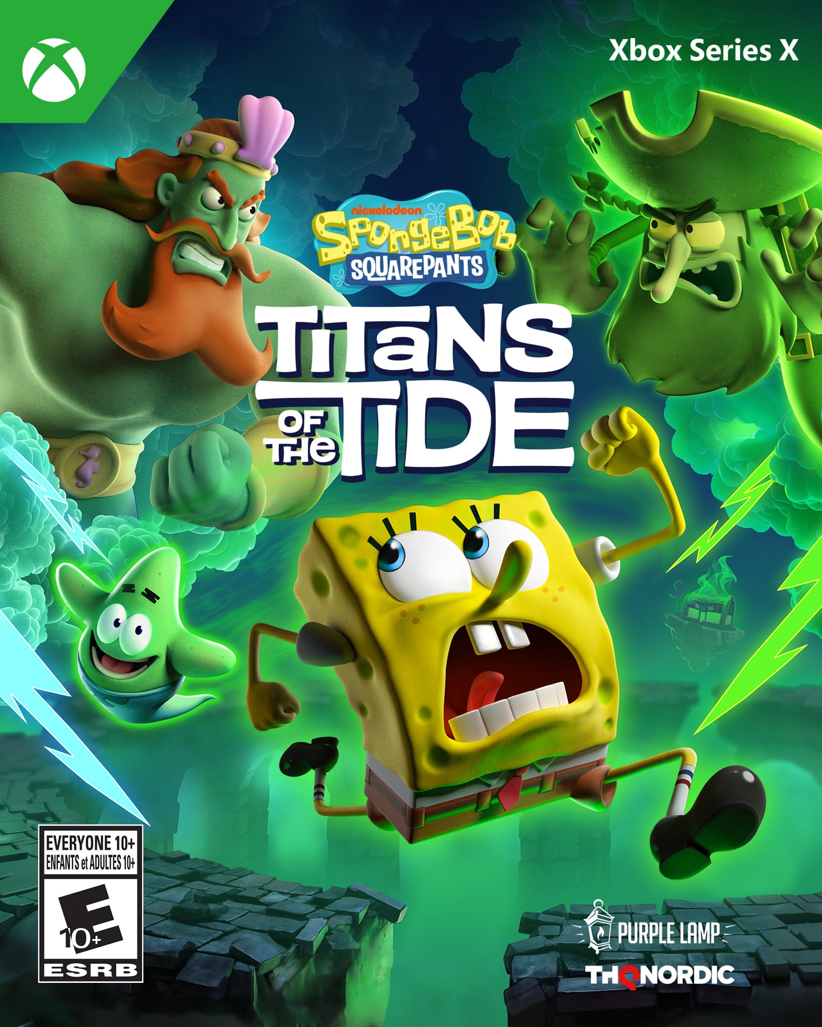 SpongeBob SquarePants Titans of the Tide (輸入版:北米) - Xbox Series X｜楽しいお買い物館