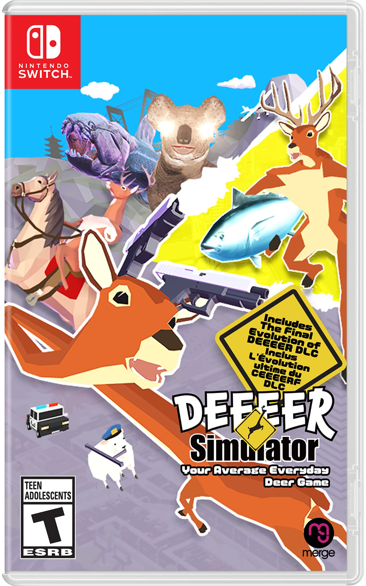 DEEEER Simulator: Your Average Everyday Deer Game (輸入版:北米) Switch｜楽しいお買い物館 9,525円