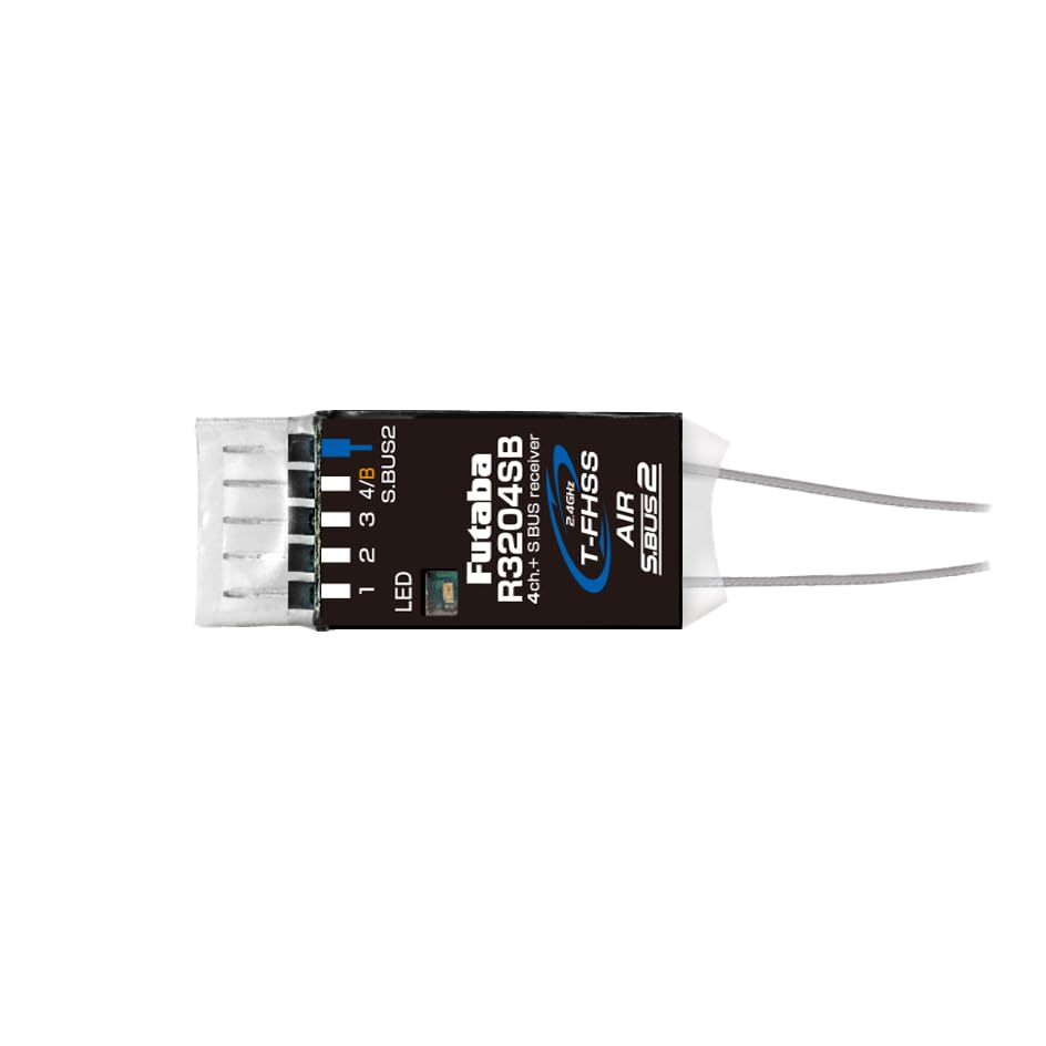 フタバ 受信機 空用T-FHSS AIR方式・空用全般レシーバー R3204SB 00107400-3(Lipo 1S 3.7V対応)双葉電子工業 FUTABA|楽しいお買い物館