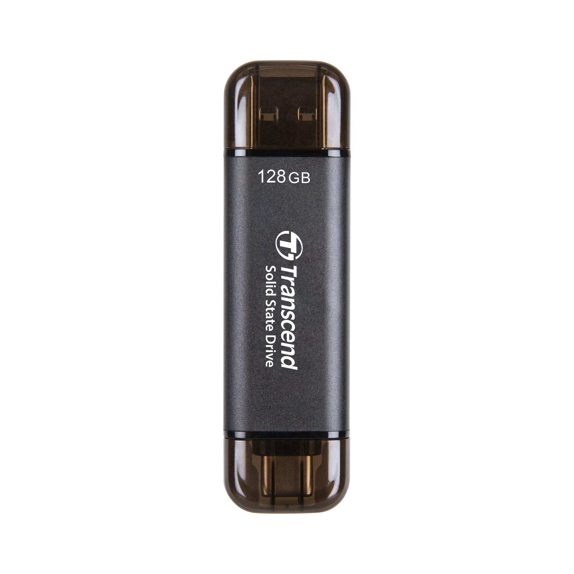 トランセンド ポータブルSSD 128GB ブラック TS128GESD310C｜楽しいお買い物館