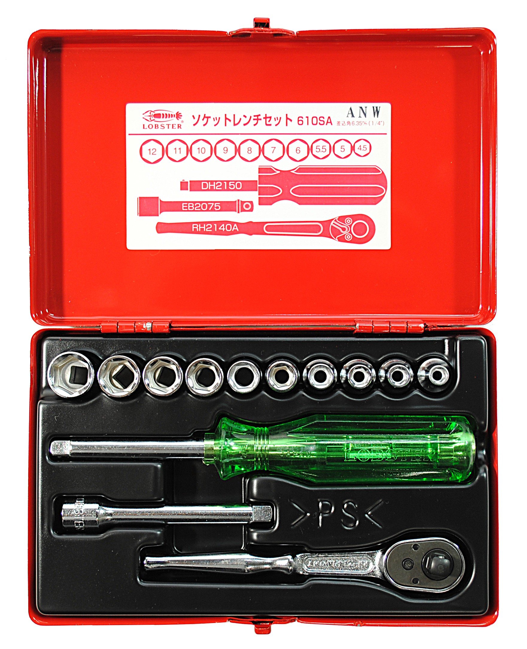 ロブテックス(エビ) ソケットレンチセット 610SA|楽しいお買い物館