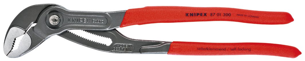 クニペックス KNIPEX コブラ ウォーターポンププライヤー (BKJ) 8701-300｜楽しいお買い物館