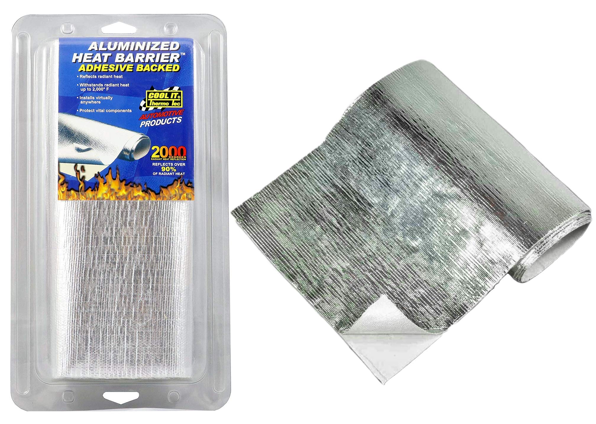 Thermo-Tec 粘着性裏面ヒートバリア 12x24 シルバー 13575|楽しいお買い物館