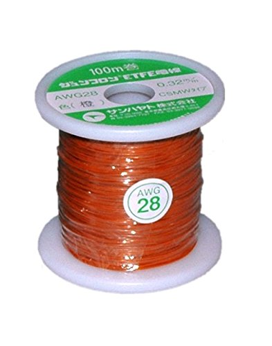 サンハヤト ジュンフロン(R)ETFE電線 AWG28-100m｜楽しいお買い物館