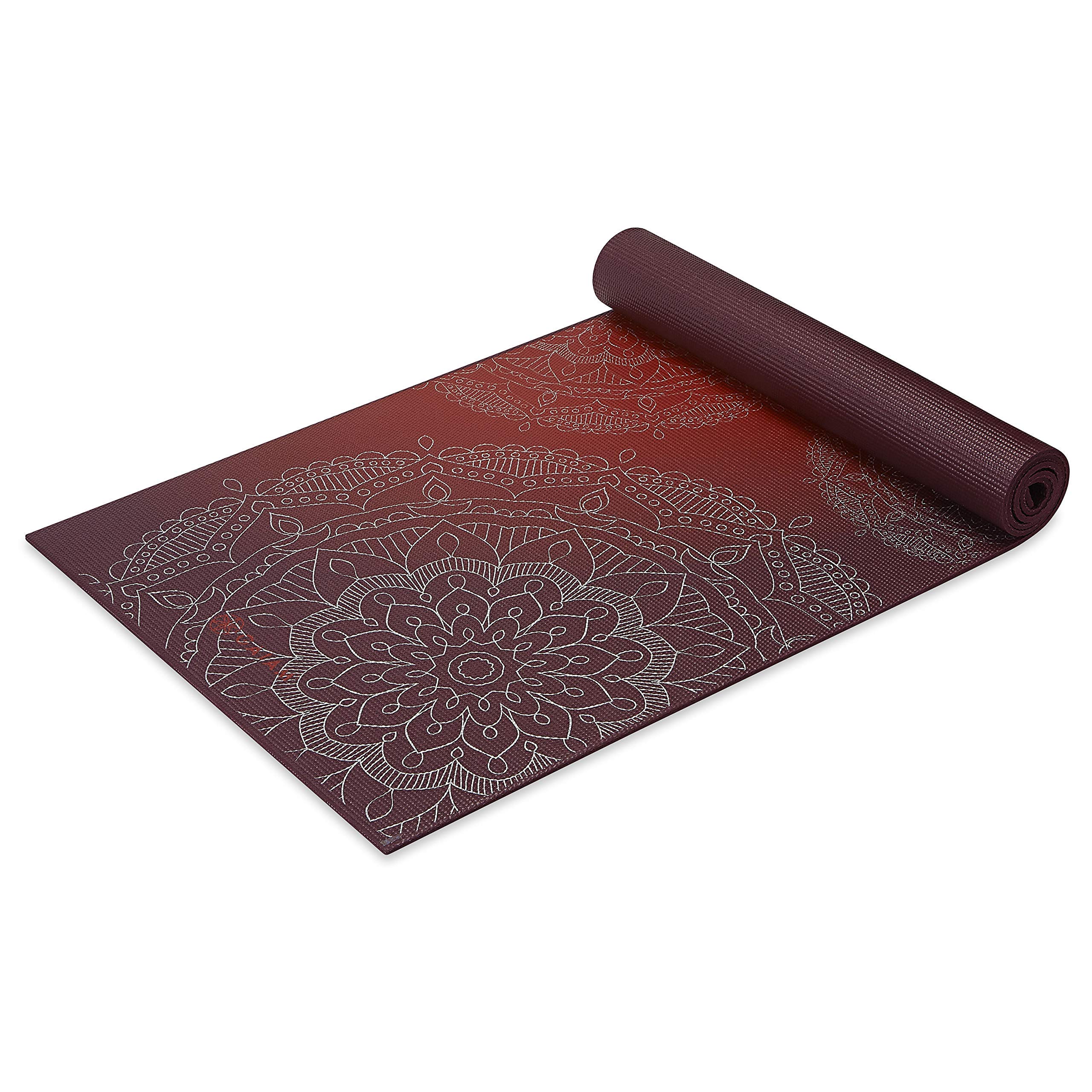 プレミアム メタリック サンセット ヨガ マット (6mm) GAIAM|楽しいお買い物館