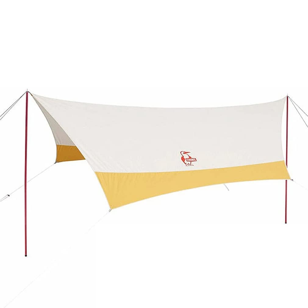 チャムス (CHUMS) ブービーヘキサタープT/C アイボリー&times;黄色 W475&times;H420cm CH62-1787-0000-00｜楽しいお買い物館
