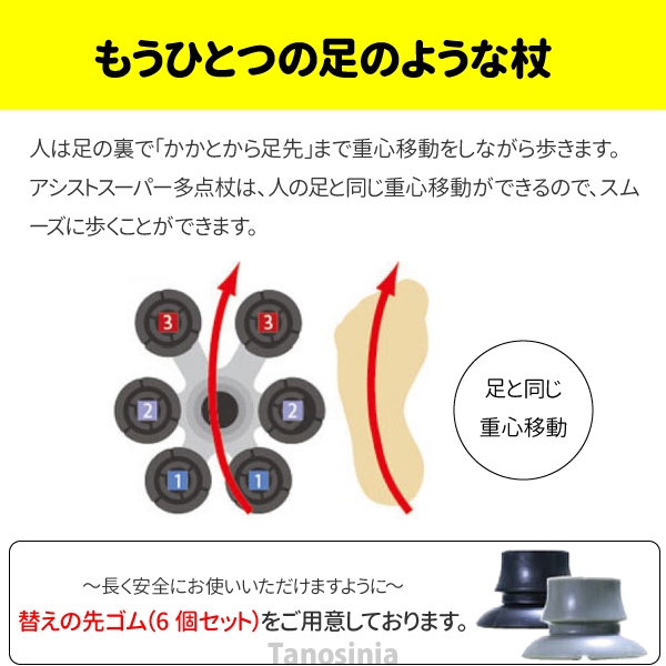 SALE／58%OFF】 介護用品 アシストスーパー多点杖 天使の杖 伸縮 長さ調整 自立式 軽量 軽い 安定 安心 歩きやすい 杖 多点杖 歩行補助  リハビリ コンパクト おすすめ hkz AWK fucoa.cl