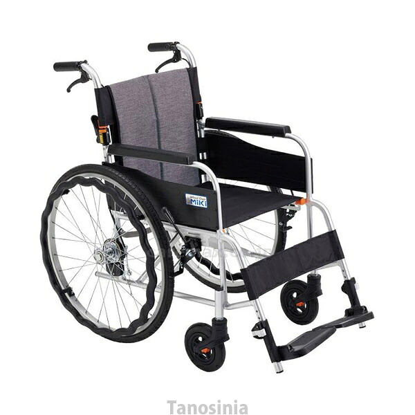 軽銀自走車椅子 JTN-1 座幅40 ヘザーグレー（S-15） ミキ 4536697116787 k23-mk