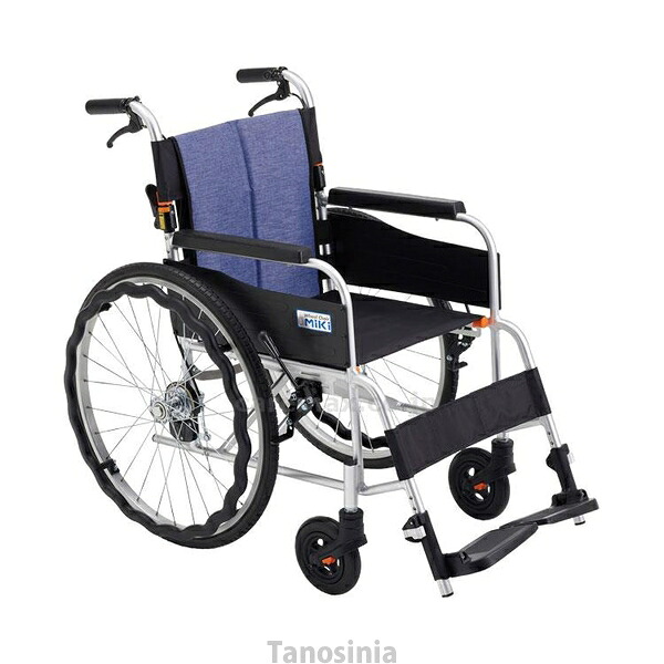 軽銀自走車椅子 JTN-1 座幅40 ヘザーブルー（S-16） ミキ 4536697116794 k23-mk