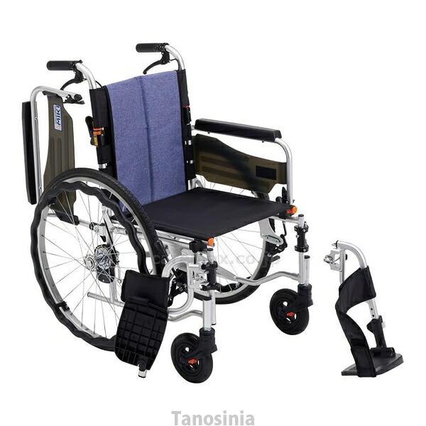 軽銀自走車椅子 JTN-3 座幅40 ヘザーブルー（S-16） ミキ 4536697116831 k23-mk