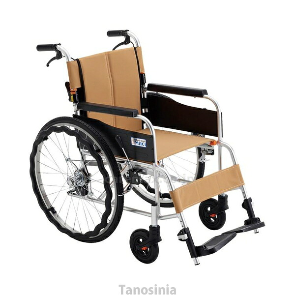 軽銀自走車椅子 STR-1B 黄色赤銅色（S-17K） ミキ 4536697117050 k23-mk
