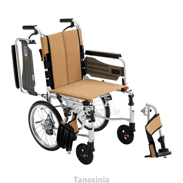 軽銀しり押し車椅子 STR-4B 黄色赤銅色（S-17K） ミキ 4536697117081 k23-mk