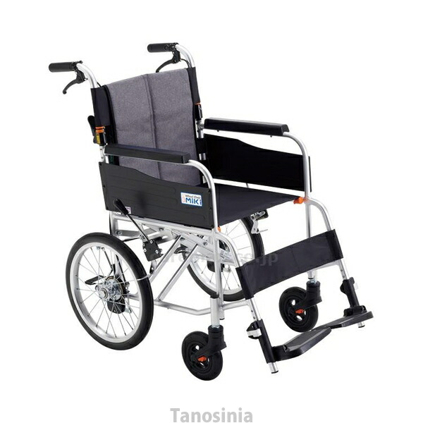 軽銀御手伝い車椅子 JTN-2B 座幅40 ヘザーブルー（S-16） ミキ 4536697117128 k23-mk