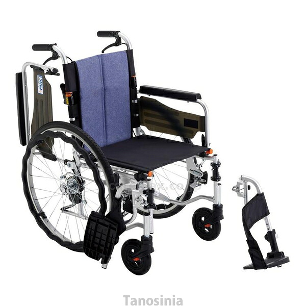軽銀自走車椅子 JTN-3B 座幅40 ヘザーブルー（S-16） ミキ 4536697117142 k23-mk
