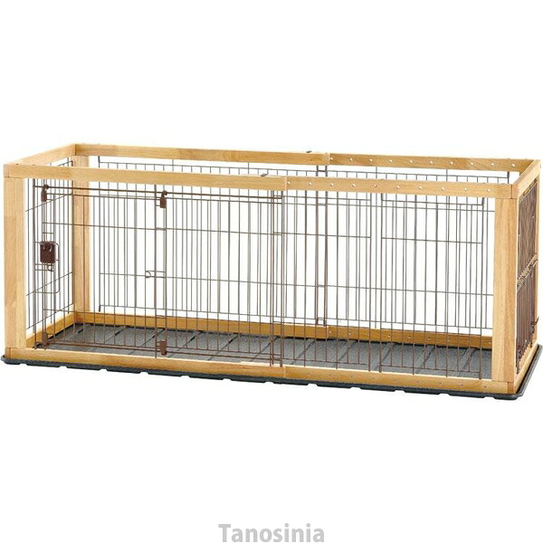 木製スライドペットサークル レギュラー 59343 自然的 リッチェル 4973655593431 /k23-mk その他-介護用品
