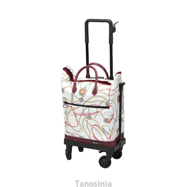 シルバーカー ショッピングカート サイドフィットフリー SF-0228 リアン柄オフホワイト 4948902312516 k23-mk 買い物 散歩 カート 簡単操作 母の日 プレゼント