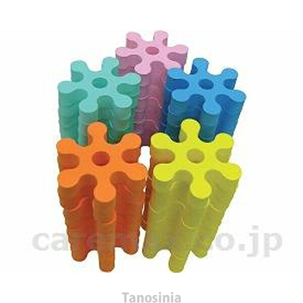 でっかいヘキサゴンブロック 5色×9、カゴ付 一歩 458HB00000000 k23-mk