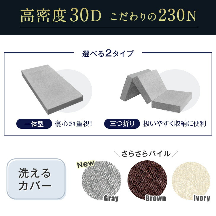 本日5%引クーポン】 超極厚20cm 「純」高反発(R) マットレス へたり