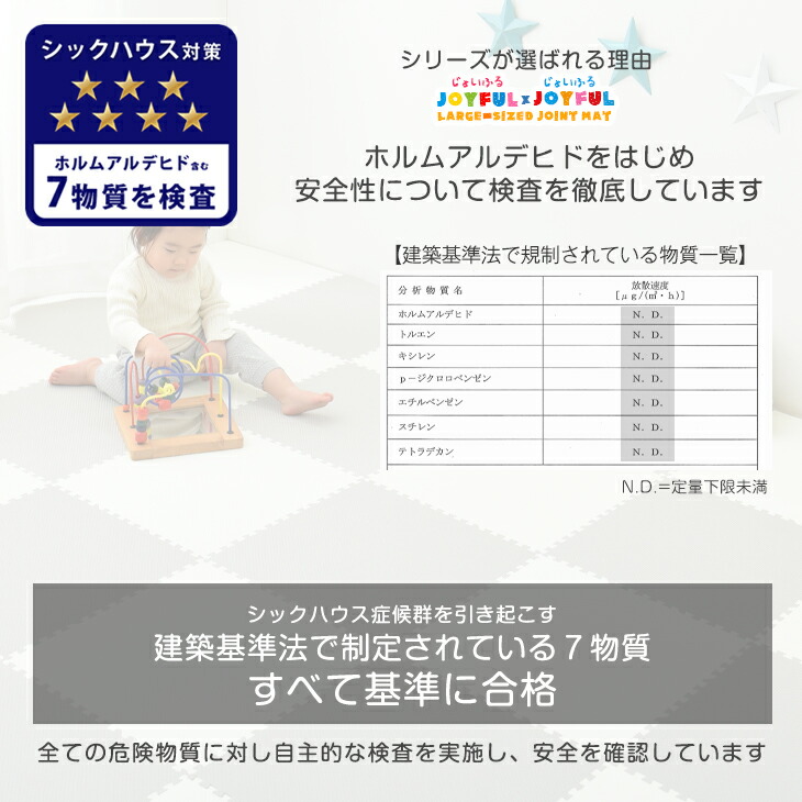最安挑戦中! ジョイントマット 43cm 抗菌 防臭 12畳 96枚 7物質検査 ノンホルムアルデヒド 防音 サイドパーツ付 単色 フロアマット  プレイマット カーペット 断熱 キッズマット ベビーマット おしゃれ かわいい 赤ちゃん 子供 北欧 インテリア・寝具・収納 ...