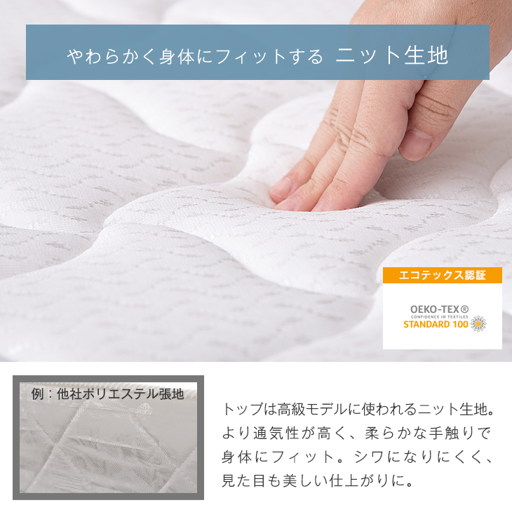 ポケットコイルマットレスダブル