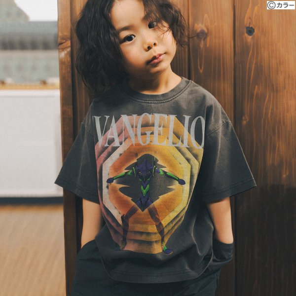【メール便送料無料】半袖Tシャツ 新世紀エヴァンゲリオン グラフィック キャラクター 男の子 女の子 キッズ 子供服 トップス 100-140cm F.O.KIDS エフオーキッズ【K】【新作】【2502】【60】画像