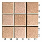 TOTOタイルユニット「バーセア」100×9枚角ユニット(10枚セット)(サニーベージュ) TOTO AP10MG01UFRJ タイル ユニット バーセア サニーベージュ 色合い 空間演出 ナチュラル 焼き物 やわらかな色調