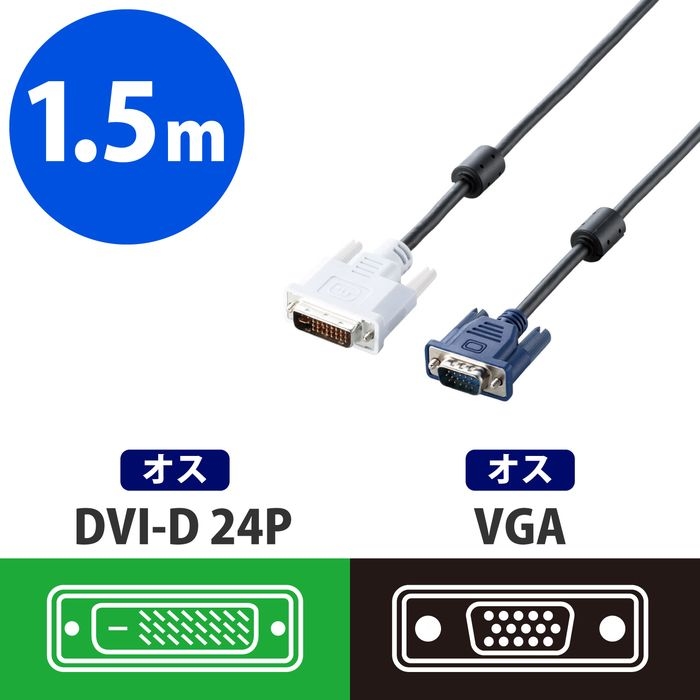 HORIC アンテナ分波器 ケーブル一体型 1.5m 20cm ブラック ネジ式コネクタ AE-642BK l-4533115066426 人気定番の