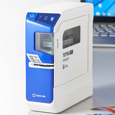 楽天市場】キングジム SR5500P ブルー ラベルプリンター「テプラ」PRO