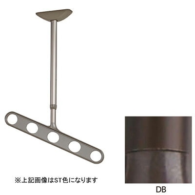 ホスクリーン 軒裏天井用 物干金物 ダークブロンズ ZAN-0750-DB 川口技研 0004-00490 スタイリッシュ 操作性 斜めアーム 日当たり 風通し 高品質 調整可能 デザイン性