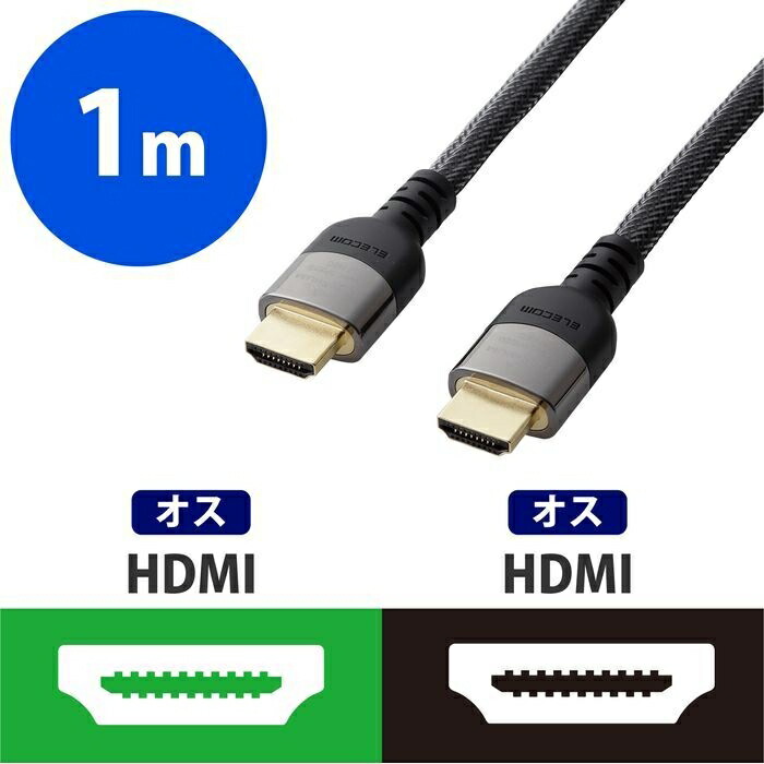 楽天市場】ホーリック 光ファイバー 8KPremium HDMIケーブル 10m メッシュタイプ グレー HH100-617GY【納期目安：07/中旬入荷予定】  : 激安！家電のタンタンショップ