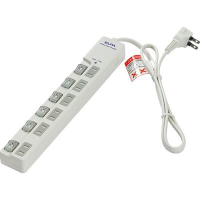 ELPA LEDランプスイッチ付タップ 耐雷サージ機能付 上挿し 6個口 1m WLS-LU610MB(W)|激安!家電のタンタンショップ ELPA LEDランプスイッチ付タップ 耐雷サージ機能付 上挿し 6個口 1m WLS-LU610MB(W)|激安!家電のタンタンショップ