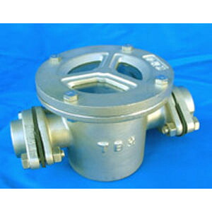 TB式ステンレス製砂取器25 東邦工業 SCF-25_ ステンレス製砂取り器 家庭用ポンプ 砂取りフィルター 井戸水防止 ポンプ寿命延長 砂取り効果 メンテナンス容易 三角フィルター 透明窓 砂吸い取り|タンタンショップ