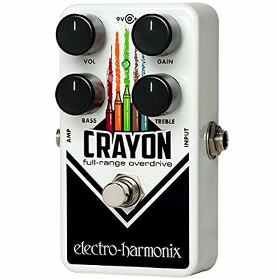 エレクトロ・ハーモニックス エフェクター オーバードライブ Crayon 01 シャーシ黒 0683274011769