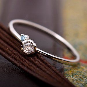 信頼 その他 ダイヤモンド リング ダイヤ0 05ct アイスブルーダイヤ0 01ct 合計0 06ct 10 5号 プラチナ Pt950 フラワーモチーフ 指輪 ダイヤリング 鑑別カード付き Ds 激安ブランド Jamunagroup Com