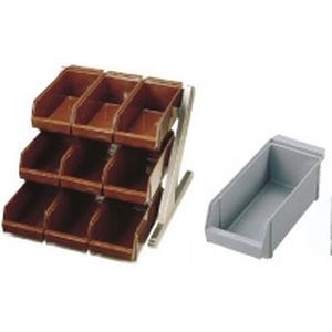 TKG (Total Kitchen Goods) SA18-8デラックス オーガナイザー(3段3列 9ヶ入 グレー) EOC071