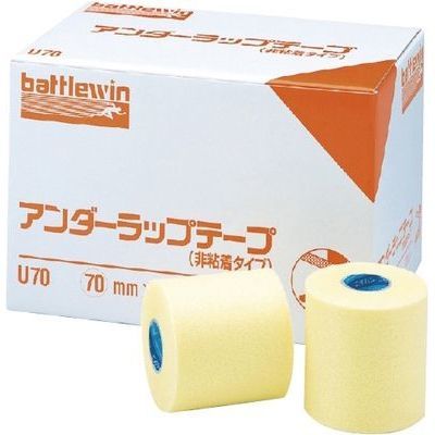 ニチバン アンダーラップテープ(非粘着)サイズ(幅×長さ):70mm×25m入数:12巻 07-3415-00