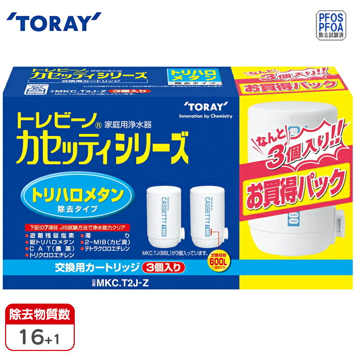 素流水キッチン用カートリッジ　3個 素流水キッチン用カートリッジ 3個 素粒水 キッチン用